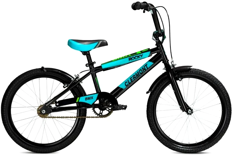 Clermont Bikes Clermont Ποδήλατο 20'' Rocky-Μαύρο (504-ΜΑΥΡΟ)