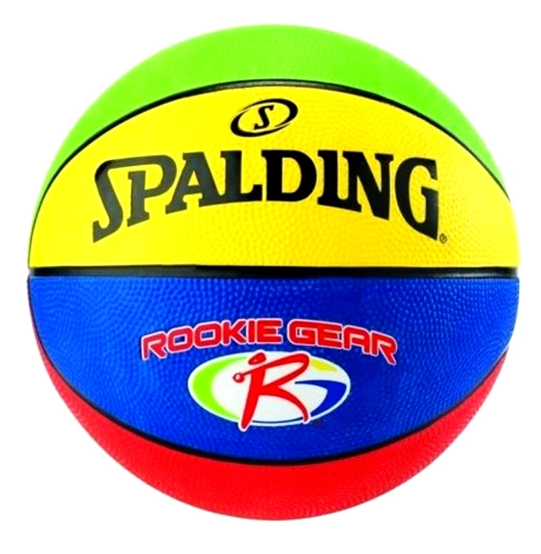Spalding Spalding Μπάλα Μπάσκετ Rookie Gear Multi Color Rubber S5 (84-395Z1)