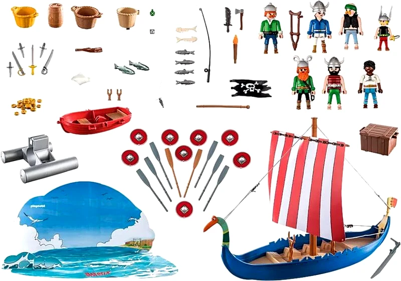 Playmobil Playmobil Asterix: Η Γαλέρα Των Πειρατών (71087)