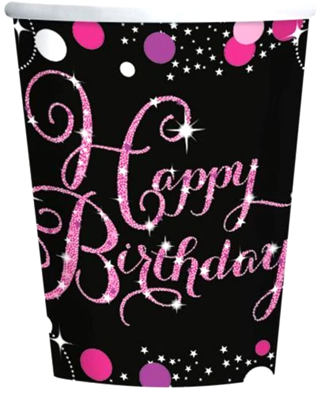 Ποτήρια 250ml. Sparkling Celebration Pink 8Τμχ (M990057366)