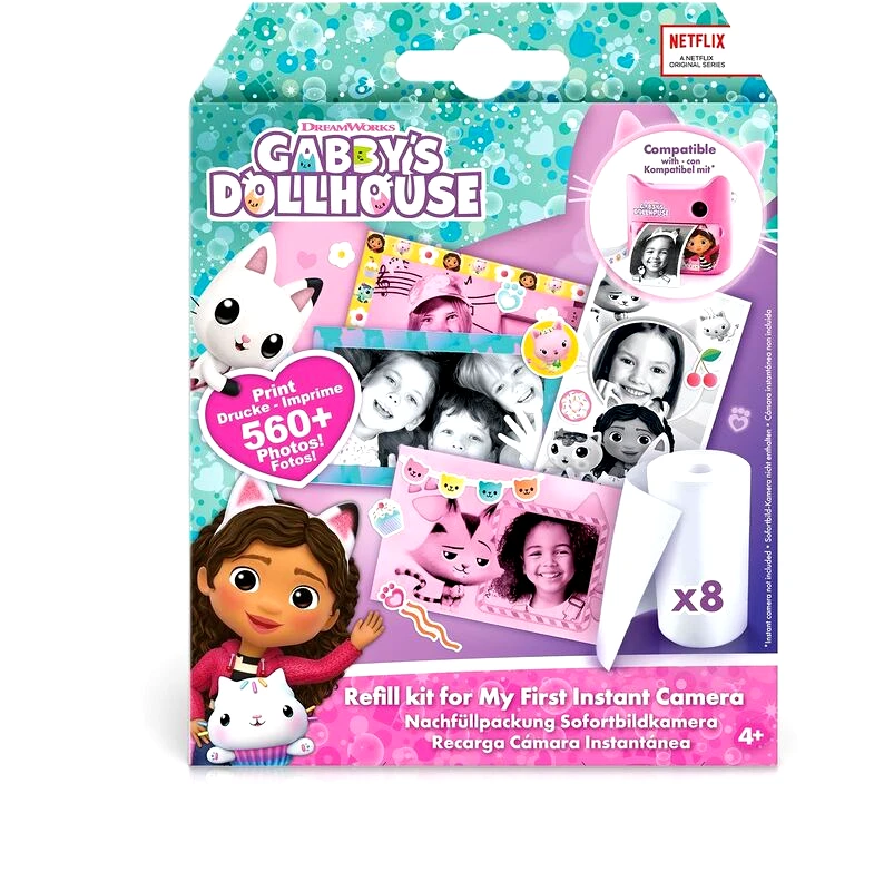 Canal My First Gabby's Dollhouse Ανταλλακτικά Ρολλά Φωτογραφικής Μηχανής Instant (GAB006)