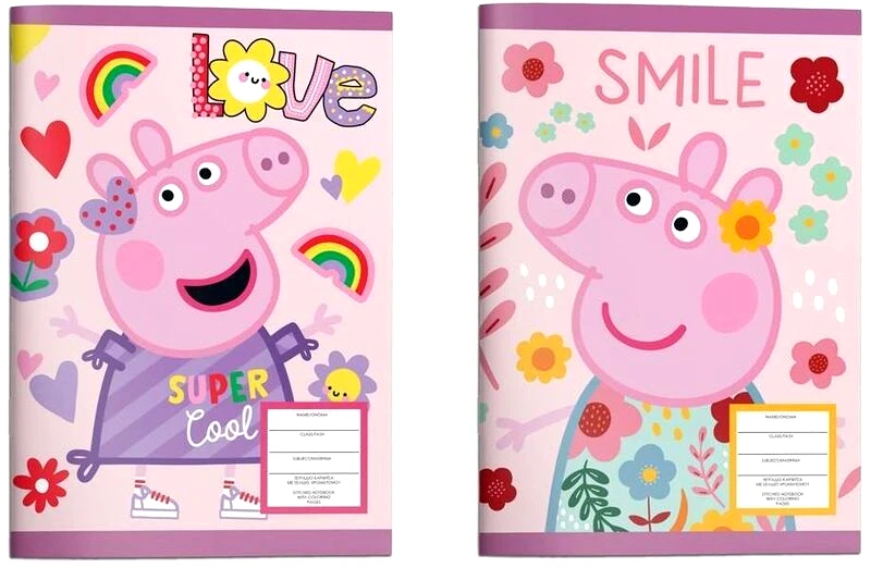 Διακάκης Peppa Pig Τετράδιο Καρφίτσα 17x24 40 Φύλλων-2 Σχέδια-1 Τμχ (000482812)
