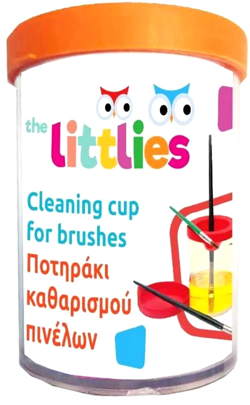 The Littlies Ποτηράκι Καθαρισμού Πινέλων-2 Χρώματα-1Τμχ (0646114)