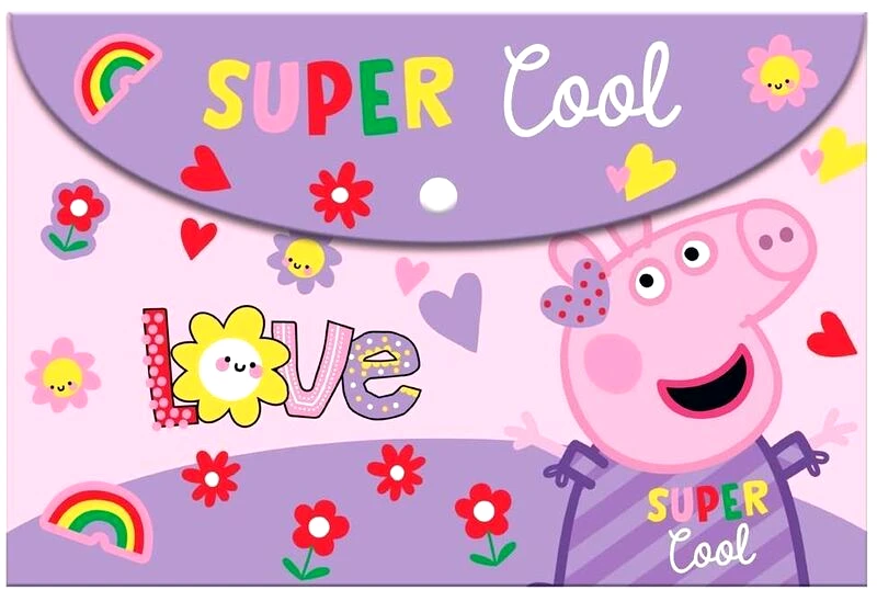 Διακάκης Peppa Pig Φάκελος Κουμπί Α4 (000482805)