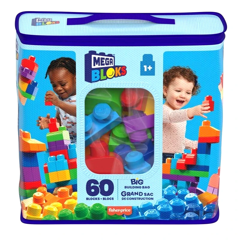 Mega Bloks F.P. Mega Bloks Τουβλάκια-Τσάντα 60Τμχ (DCH55)
