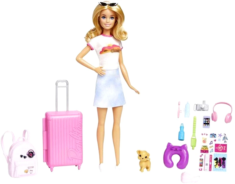 Mattel Barbie Dreamhouse Adventures-Barbie Έτοιμη Για Ταξίδι (HJY18)