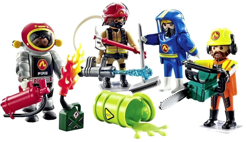 Playmobil Playmobil My Figures-Επιχείρηση Πυροσβεστικής (71468)