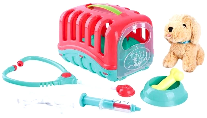 Playgo Playgo Σετ Φροντίδας & Λούτρινο Ζωάκι 7 Τμχ (2938)