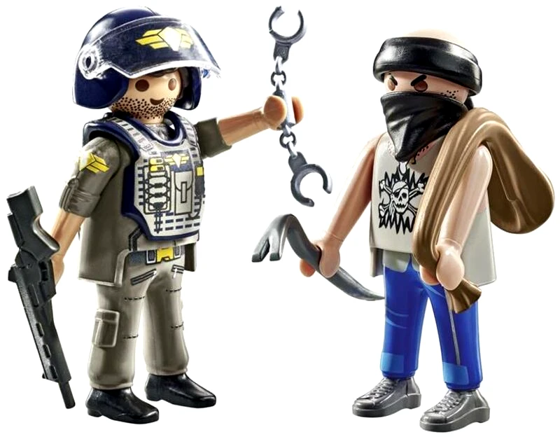 Playmobil Playmobil Duo Pack Κλέφτης Και Αστυνόμος (71505)