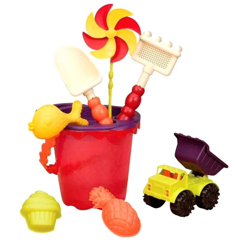 B.Toys B.Toys Σετ Κουβαδάκι Sands Ahoy-Tomato (BX1331Z)
