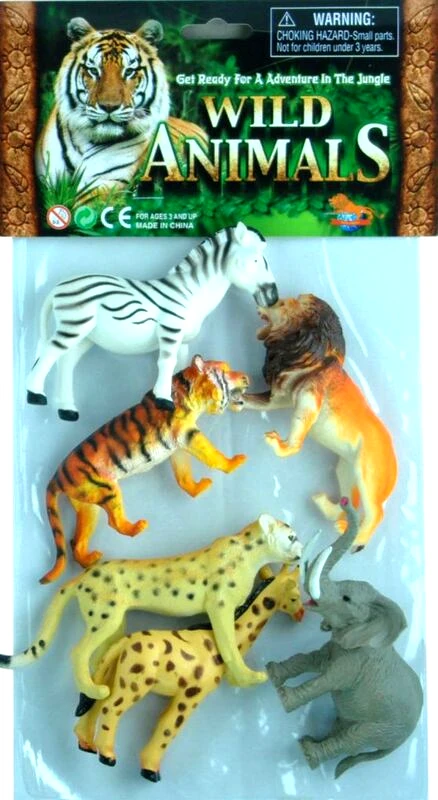 WC Σετ Άγρια Ζώα 6τμχ (2504-P2603/6)