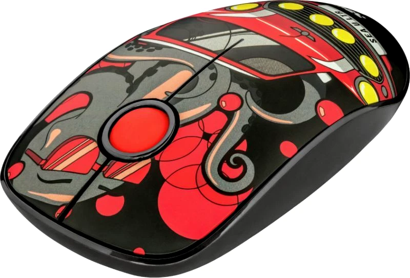 Trust Trust Mouse Sketch Wireless Silent Red (00161116)