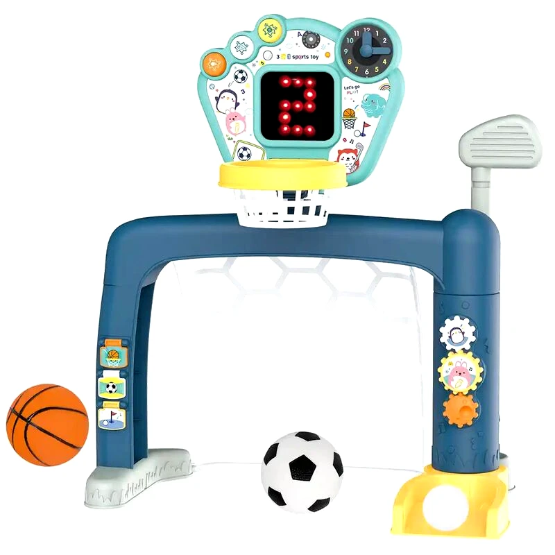 BW Σετ Basketball 3 In 1 With Light & Sound (1908C)