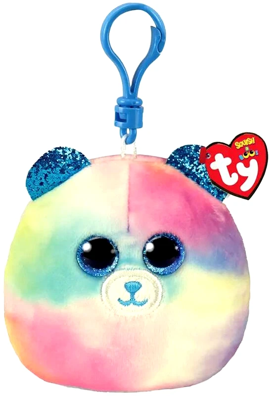 AS Company Λούτρινο Squishy Beanies Κλιπ Αρκουδάκι Παστέλ (1607-39566)