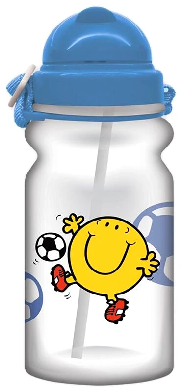 Εκδόσεις Χάρτινη Πόλη Μικροί Κύριοι Χαρούμενος Παγούρι Καλαμάκι 350ml (HP.BTS.WB.006)