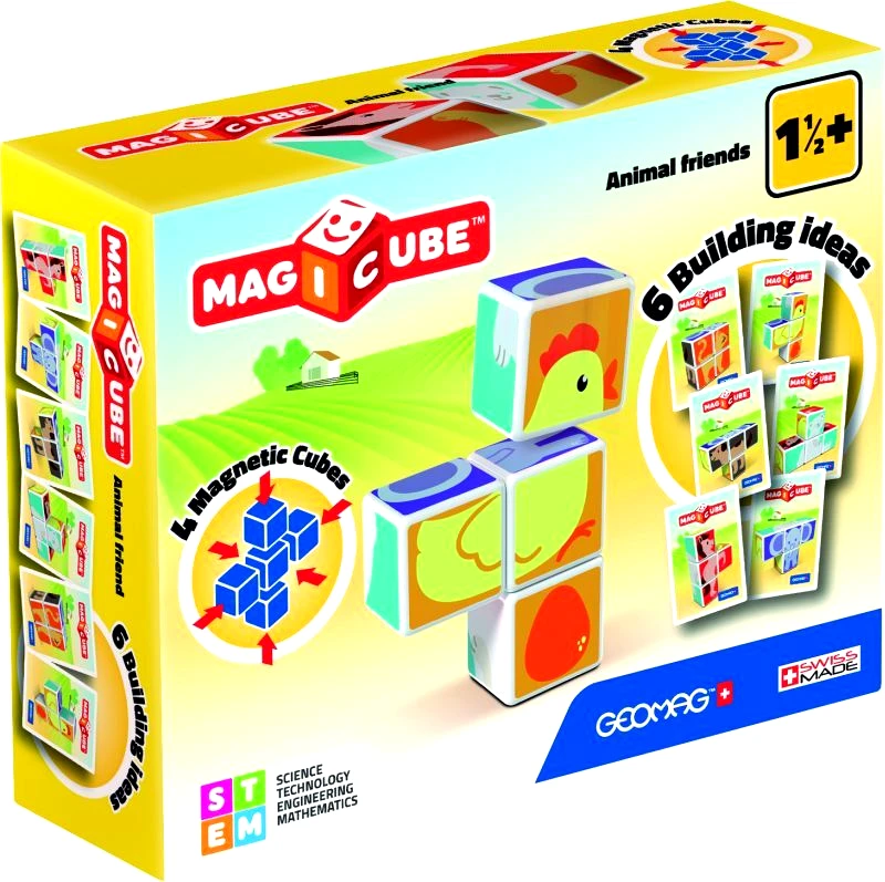 Geomag Geomag Magicube Animal Friends (132)