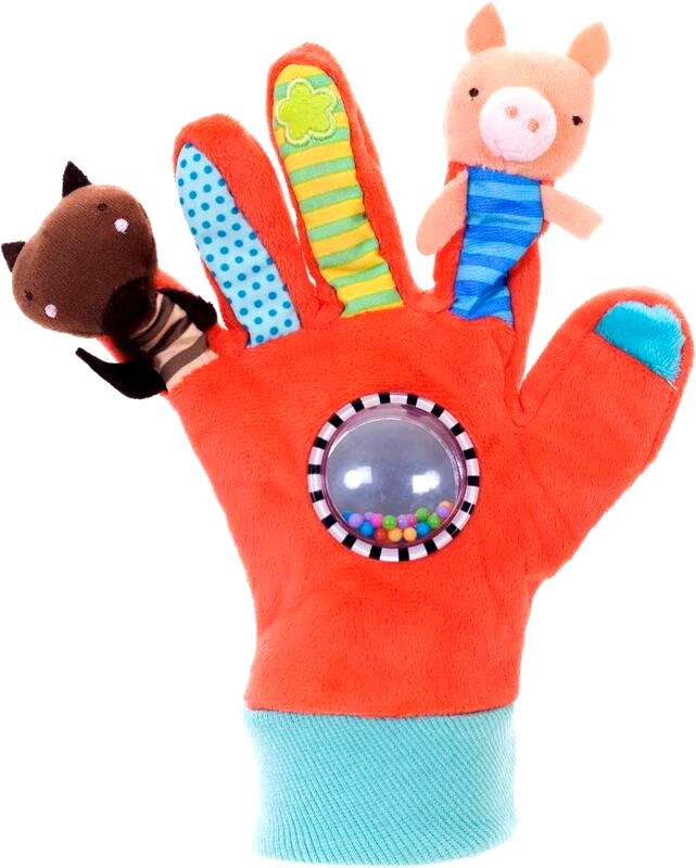 EurekaKids Eurekakids Κούκλες Κουκλοθέατρου Glove Puppets Red (690008)