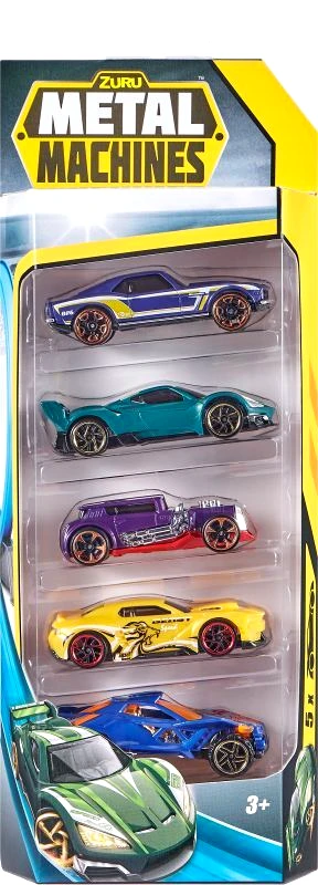 Zuru Zuru Metal Machines Cars Series 2 Multi Pack 5Τμχ-2 Σχέδια (6709)