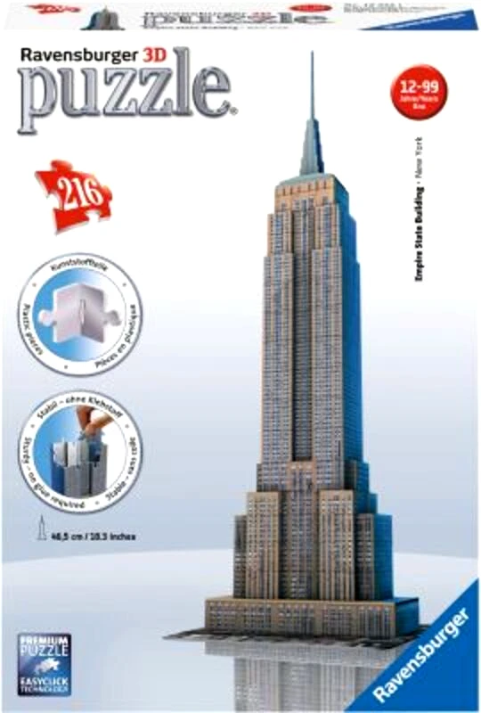 Ravensburger Παζλ 3D Empire State Building (12553)