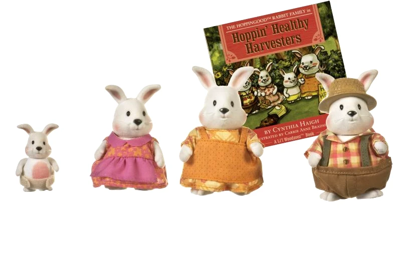 Li’l Woodzeez Li'l Woodzeez Rabbit Family (6006Z)