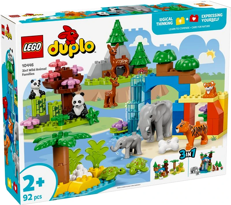 LEGO toys LEGO Duplo 3in1 Wild Animal Families (10446)