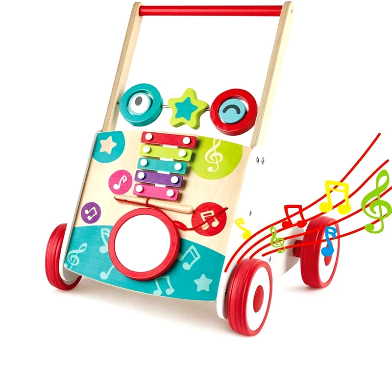 Hape Hape Early Melodies Ξύλινο My First Musical Walker (E0383A)