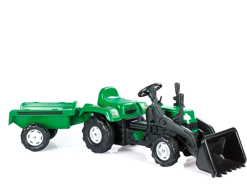 Dolu Dolu Εκσκαφέας With Trailer-Green (8048)