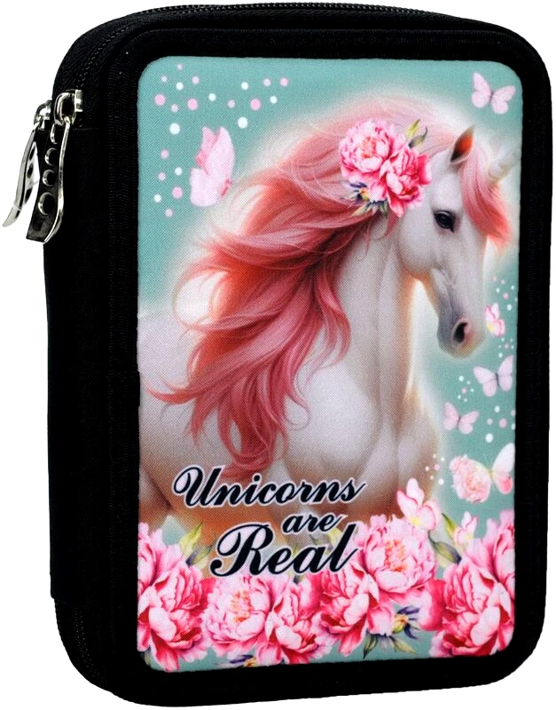 Back Me Up BMU Butterfly Unicorn 25 Κασετίνα Διπλή (357-25100)