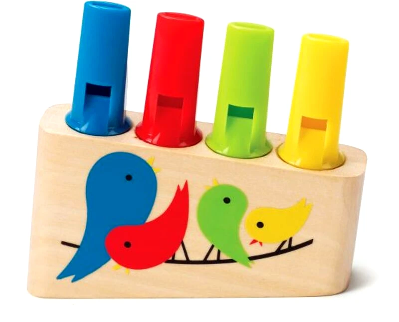 Hape Hape Early Explorer Ξύλινος Αυλός Rainbow Pan Flute (E1025)