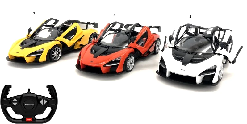 Rastar Rastar Τηλεκατευθυνόμενο McLaren Senna 1:14 - 3 Σχέδια (96600)