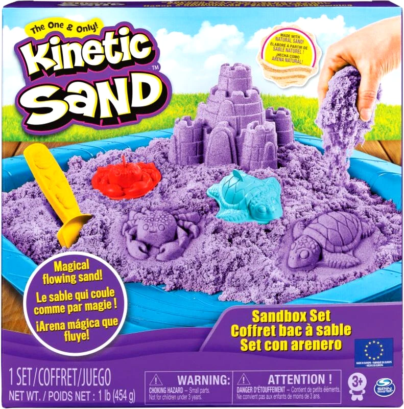 Spin Master Kinetic Sand Σετ Άμμος Kinetic - 3 Χρώματα (6024397)