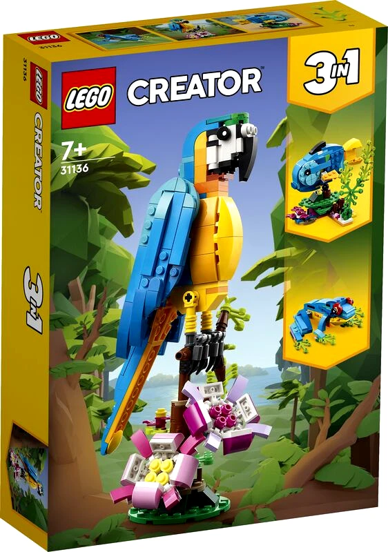 LEGO toys LEGO Creator 3in1 Exotic Parrot (31136)