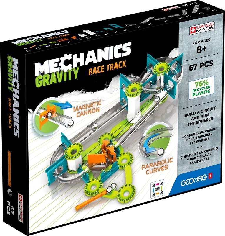 Geomag Geomag Σετ Gravity Race Track 67pcs.-Green (PF.530.760.00)