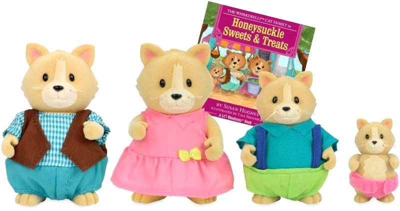 Li’l Woodzeez Li'l Woodzeez Cat Family (6156Z)