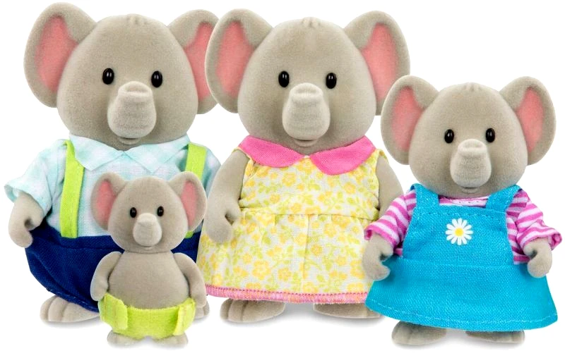 Li’l Woodzeez Li'l Woodzeez Elephant Family (WZ6582T)