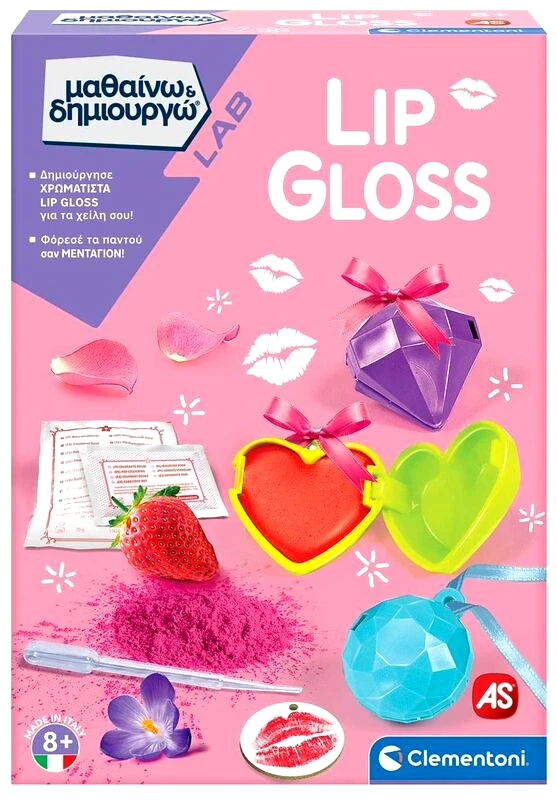 Clementoni Μαθαίνω & Δημιουργώ Λαχταριστά Lip Gloss (1026-63295)