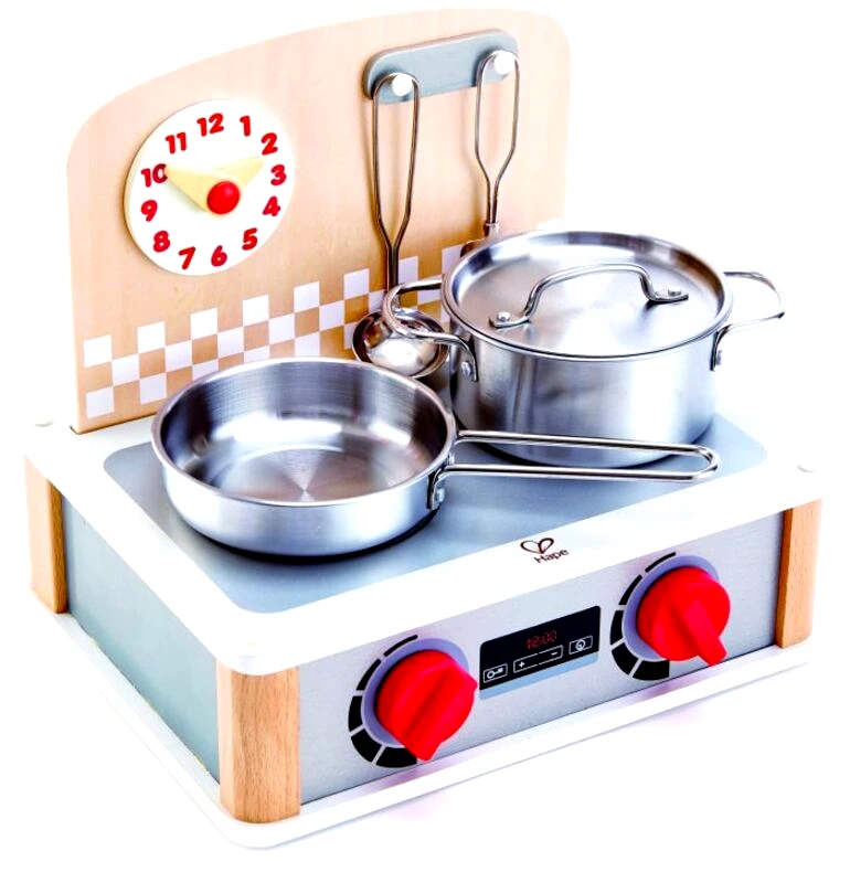 Hape Hape Playfully Delicious Ξύλινη Κουζίνα & Grill Set 2 in 1 (E3151A)