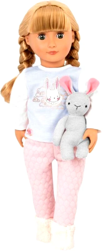 Our Generation Our Generation Kούκλα Jovie with Pijama & Bunny (BD31147Z)