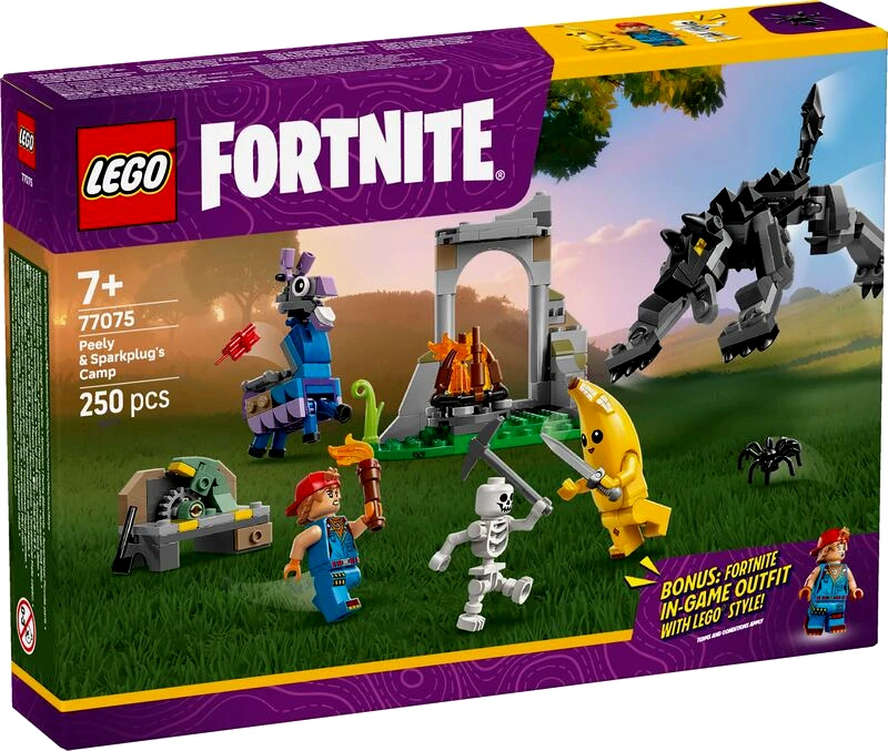 LEGO toys LEGO Fornite Peely & Sparkplug's Camp (77075)