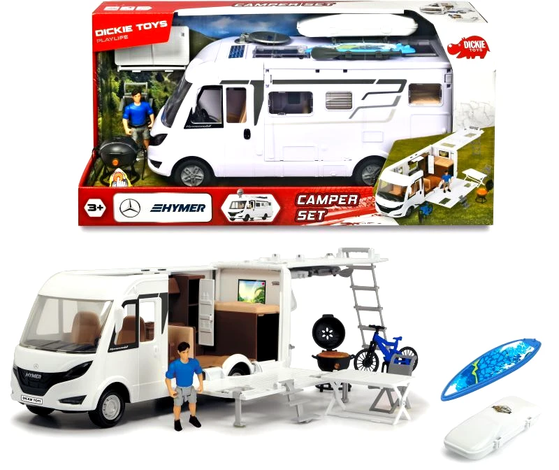 Dickie Dickie F/W Playlife Σετ Όχημα Camping Van 30cm (203836004)