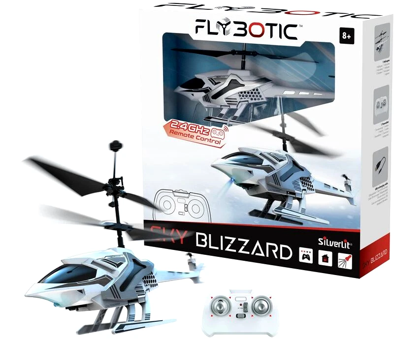 Silverlit Silverlit Τηλεκατευθυνόμενο Ελικόπτερο Flybotic Sky Blizzard (7530-84846)