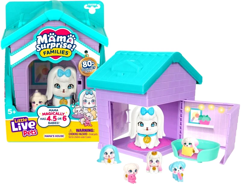 Giochi Preziosi Little Live Pets Mama Surprise Families Σπιτάκια Με Σκυλάκια-4 Σχέδια (LP306000)