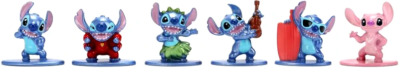Jada Jada Disney Stitch Nanofigs Συλλεκτικές Φιγούρες 6Τμχ (9336325314)