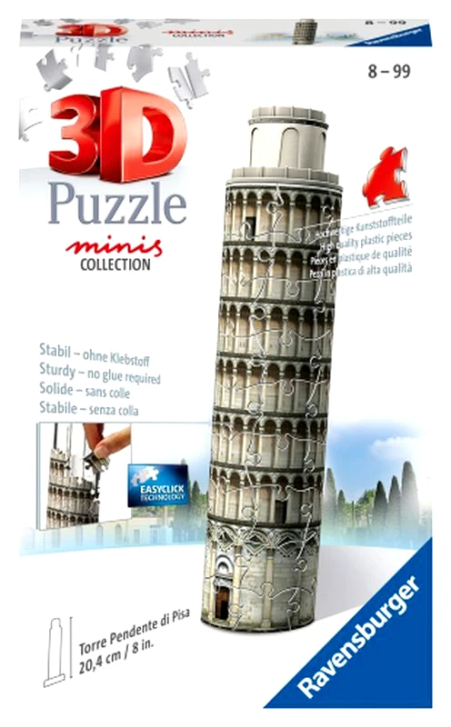 Ravensburger Ravensburger Παζλ 3D Πύργος Της Πίζας-Mini 54 Τμχ (11247)