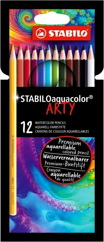 Stabilo Stabilo Ξυλομπογιές Aquarel Arty 1612 Σετ 12Τμχ (01161201)