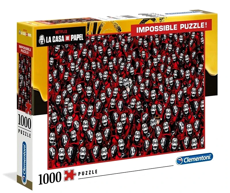 Clementoni Clementoni Παζλ 1000 Impossible La Casa De Papel (1260-39527)
