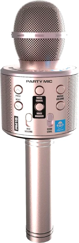 iDance iDance Μικρόφωνο Karaoke Party Mic PM15 Pink (PM15(PK-RG))