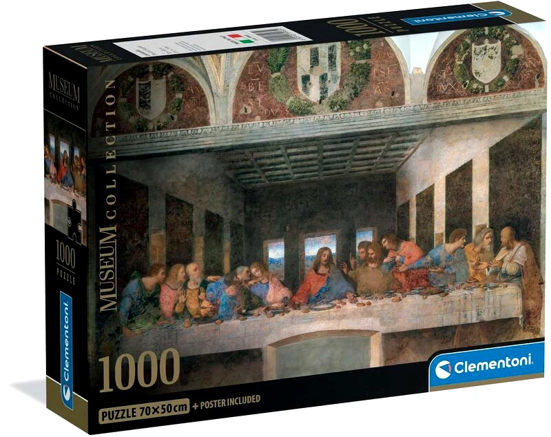 Clementoni Clementoni Παζλ 1000 Museum Leonardo-Μυστικός Δείπνος (1260-31447)