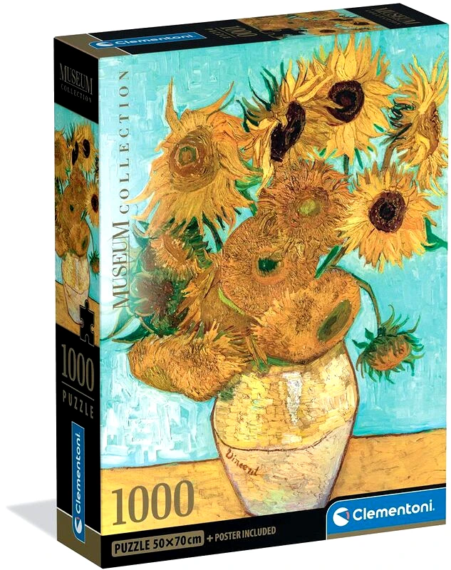 Clementoni Clementoni Παζλ 1000 Museum Van Gogh:Girasoli (1260-39966)