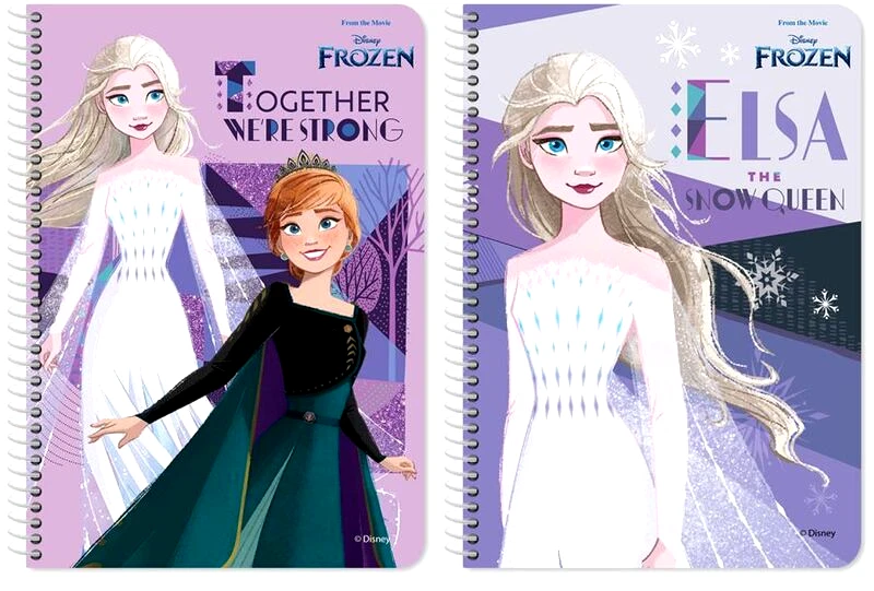 Διακάκης Frozen II Τετράδιο Σπιράλ 2 Θεμάτων 17x25cm 60 Φύλλων 2 Σχέδια-1Τμχ (000562784)